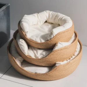 Bamboo Weaving Cat Bed